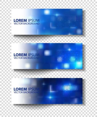 Grunge tarzında vektör dokuma pankartları. Eps 10