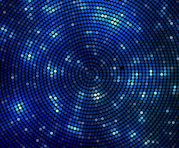 Abstracte achtergrond. blue abstract banner halftoon cirkel — Stockvector
