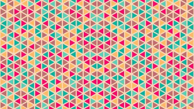 Soyut geometrik üçgen dikişsiz desen. 