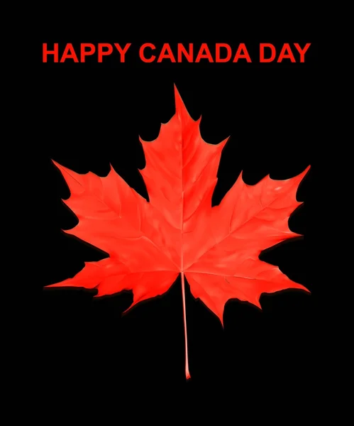 Carte Happy Canada Day en format vectoriel. — Image vectorielle