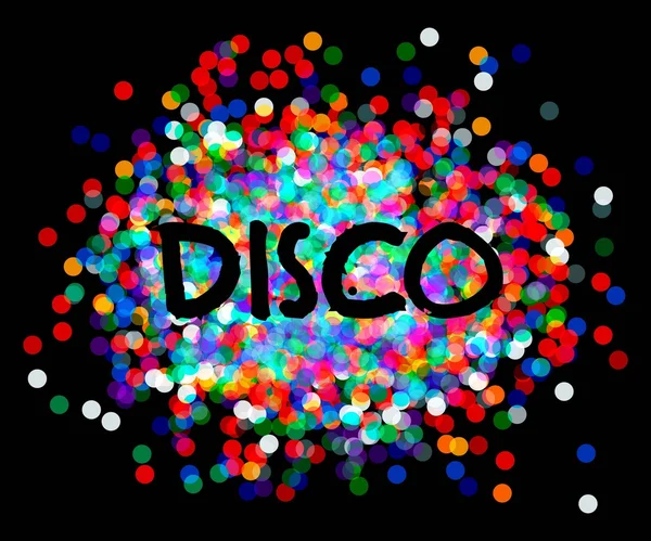 Disco partij poster — Stockvector