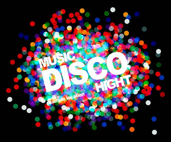 Disco party poster — Stock Vector