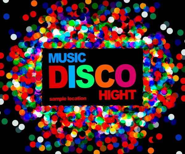 Disco party poster — Stock Vector