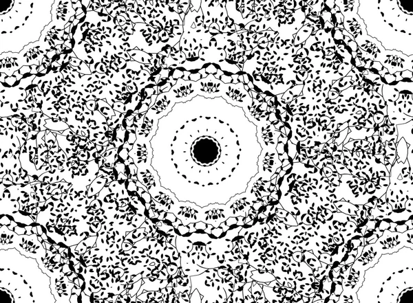 Безшовний контур Квітковий візерунок — стоковий вектор
