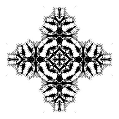 Vektör güzel Deco siyah Mandala. 