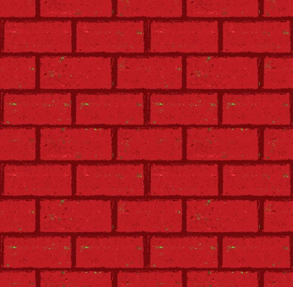 Mur de briques sans couture vecteur. Illustration en style grunge — Image vectorielle