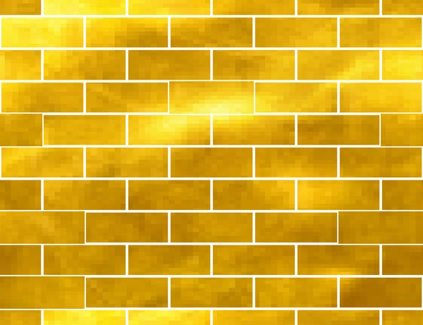 Seamless pattern of Golden bricks — Stock Illustration Seamless pattern of Golden bricks Royalty Free Stock Vectors