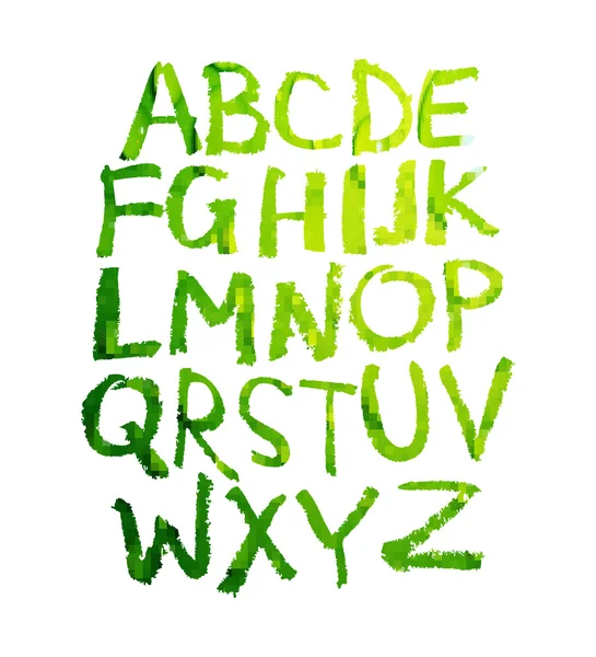 Χειρόγραφη αλφάβητο. Διάνυσμα — Διανυσματικό Αρχείο