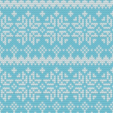 Renkli Noel seamless modeli örgü.