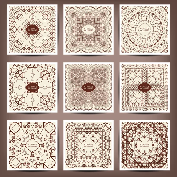 Vintage decoratieve elementen. — Stockvector