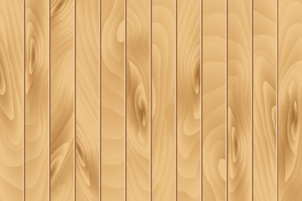 Realistic vector wooden background — Stock Vector