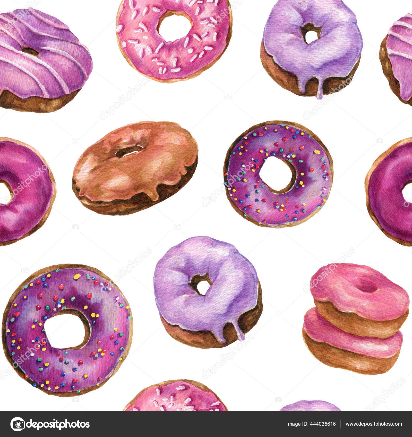 Carte d'anniversaire en forme de donuts