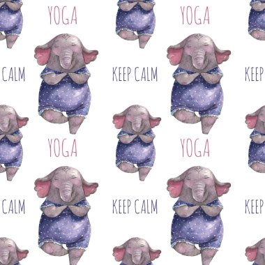 Pratik Yoga ağaç poz filler