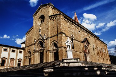 duomo cattedrale di arezzo chiesa Cathedral of Arezzo cathedral church clipart