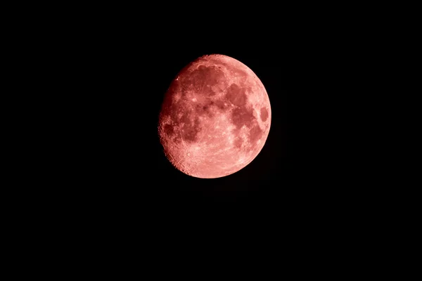 Moon fullmåne halvmåne lunar astrofotografering luna luna piena mezza luna astrofotografia lunare — Stockfoto