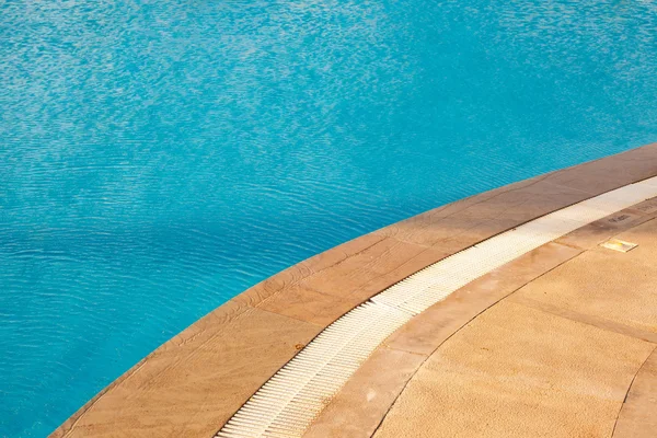 Água no fundo da piscina, férias no Egito — Fotografia de Stock