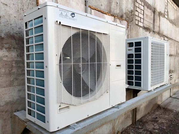 Device Maintaining Optimal Climatic Conditions Building Structures Air Conditioner — Stock Photo, Image