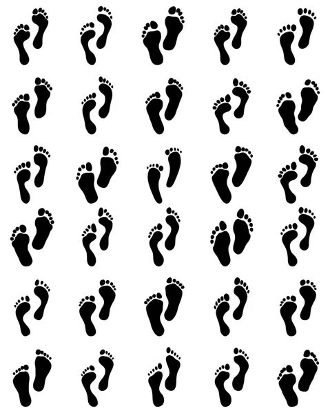 人类的脚矢量 — 图库矢量图片