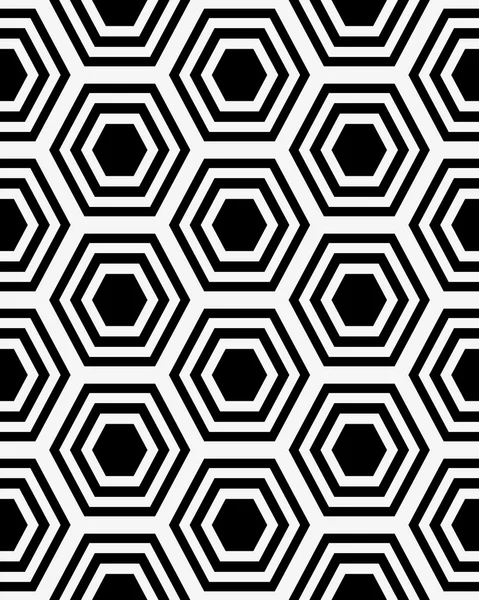 Hexagon seamless mönster — Stock vektor