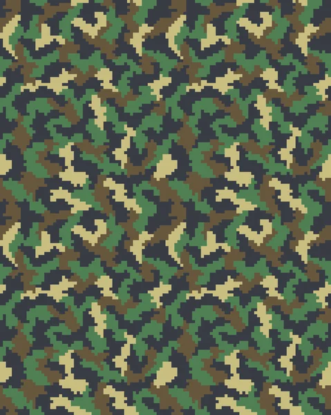 Digitala kamouflage sömlösa — Stock vektor