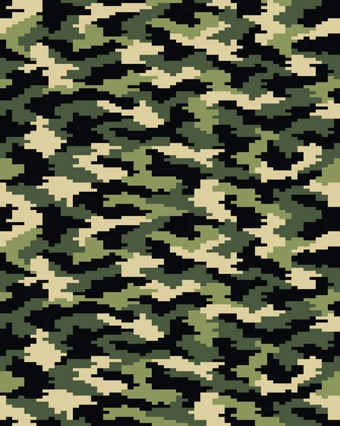 Camouflage numérique sans couture — Image vectorielle