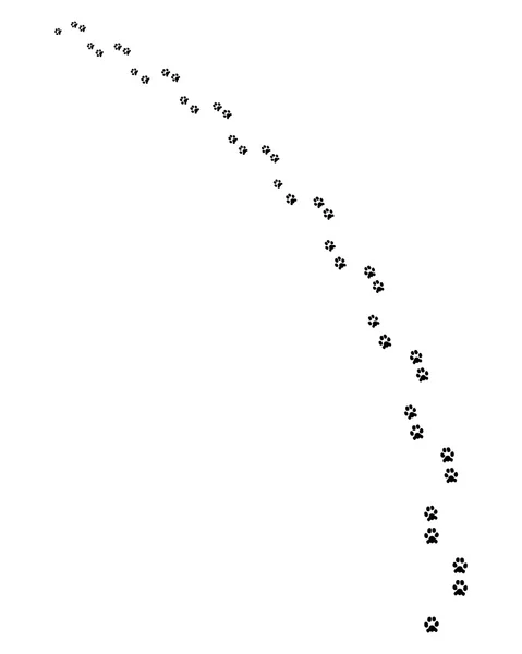 Тропа собаки — стоковый вектор