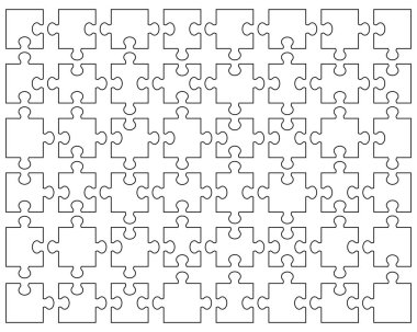 Beyaz bulmaca, ayrı parçalar