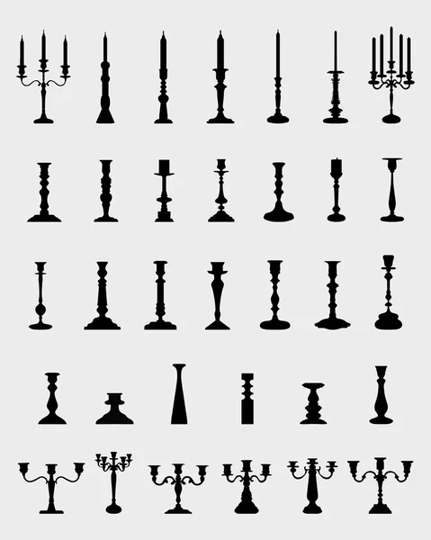 Candlesticks — Stockový vektor