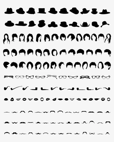 Décorations de tête — Image vectorielle