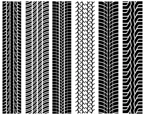 Tread of cars — Stock Vector