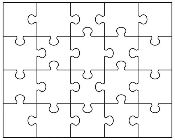 Puzzle — Stockvektor