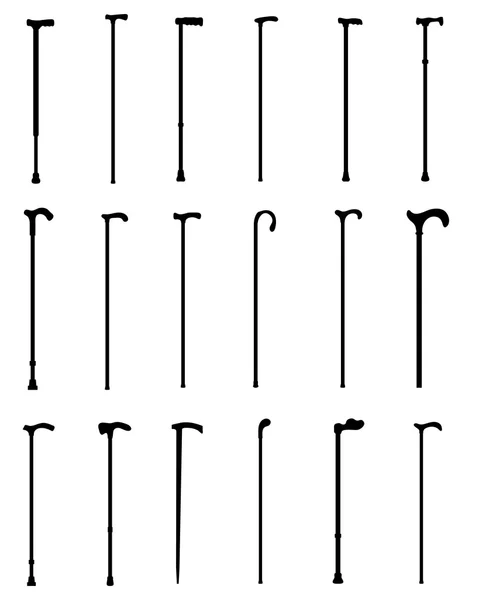 Bâtons de marche vecteur — Image vectorielle
