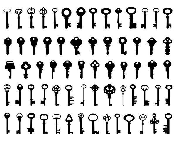 door keys vector