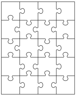 Resimde beyaz bulmaca