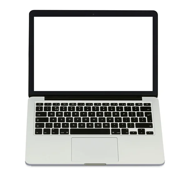Открыть клавиатуру ноутбука — стоковое фото