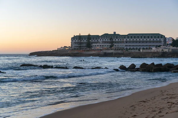 Ericeira Vila Gale Hotel Tramonto Con Spiaggia Baleia Portogallo — Foto Stock