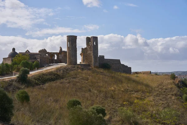 stock image Historic city castle of Montemor o Novo in ruins in Alentejo, Portugal