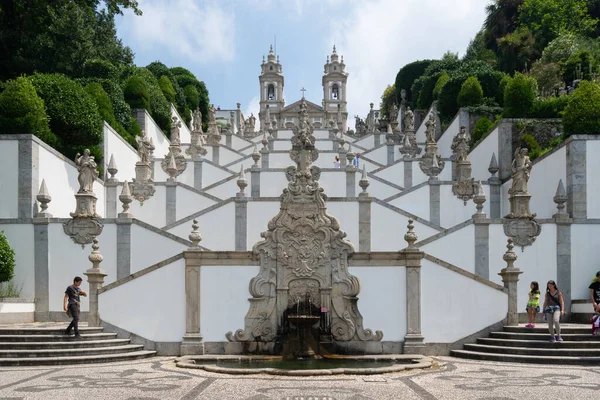 Bom Jesus Sanctuary Braga Portugal — стоковое фото