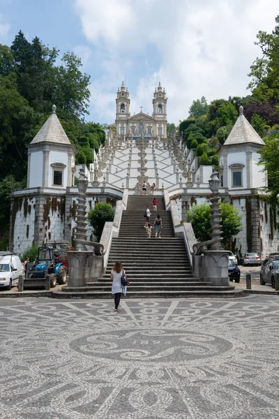 Santuario Bom Jesus Braga Portugal — Foto de Stock