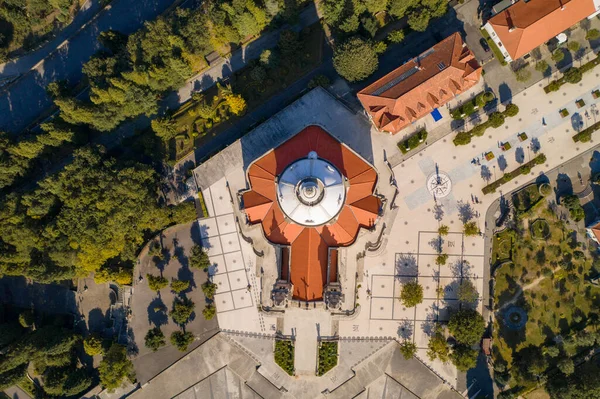 Vista Aérea Del Dron Del Santuario Sameiro Braga Portugal — Foto de Stock