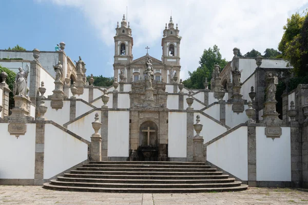 Bom Jesus Sanctuary Braga Portugal — стоковое фото