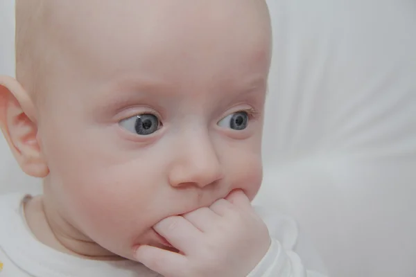 Hermoso bebé, cuatro meses de edad — Foto de Stock