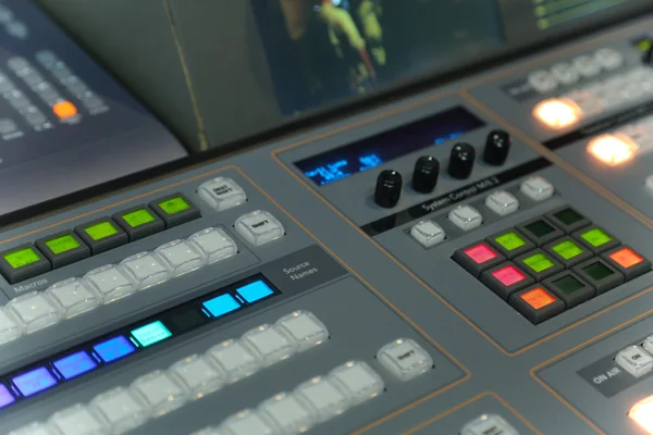 Video and audio production switcher — Stock Photo, Image