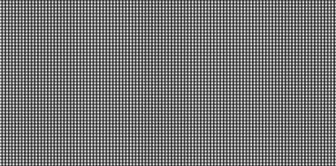 Ekose, kıyafet, gömlek, elbise, kağıt, yatak, battaniye, yorgan ve diğer tekstil ürünleri için eşkenar dörtgen / kare desenli yatay siyah ve beyaz Gingham deseni. Vektör illüstrasyonu