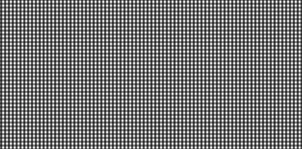 Patrón Horizontal Gingham Blanco Negro Textura Rombos Cuadrados Para Cuadros —  Fotos de Stock