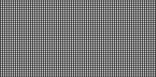 Patrón Horizontal Gingham Blanco Negro Textura Rombos Cuadrados Para Cuadros —  Fotos de Stock