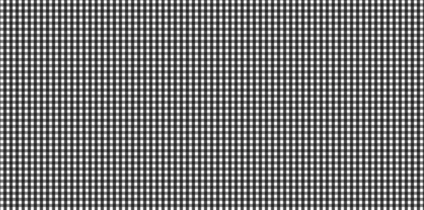 Patrón Horizontal Gingham Blanco Negro Textura Rombos Cuadrados Para Cuadros —  Fotos de Stock