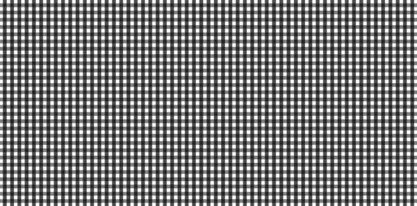 Patrón Horizontal Gingham Blanco Negro Textura Rombos Cuadrados Para Cuadros —  Fotos de Stock