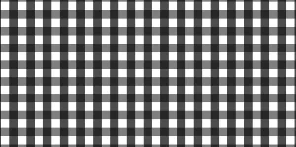 Padrão Horizontal Gingham Preto Branco Textura Losango Quadrados Para Xadrez — Fotografia de Stock