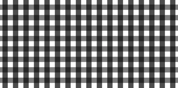 Horizontales Schwarz Weißes Gingham Muster Textur Aus Rauten Quadraten Für — Stockfoto